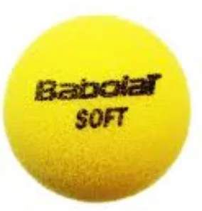 Мяч для тенниса Babolat поролоновый 1 мяч желтый для детей (718338) (2144865)