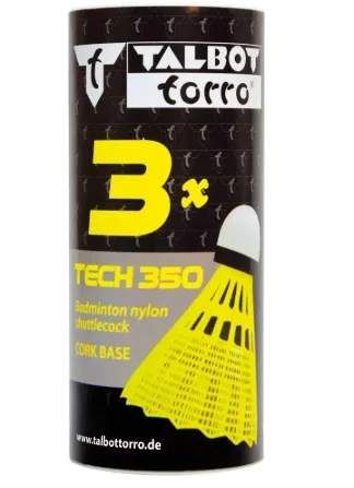Воланы Talbot нейлоновые 3 шт желтые для бадминтона (718275) (2144874)
