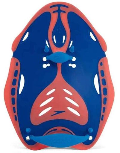 Лопатки для плавания SPEEDO PP TPR M голубой оранжевый (719612) (2145380)