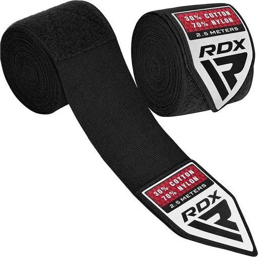 Бинти RDX 70% нейлон 2,5 м чорний (720013) (2145447)