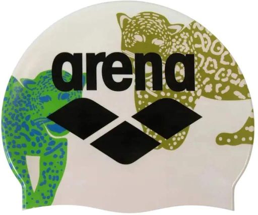 Шапка для плавання Arena силікон One Size біла мультиколор (720210) (2145474)