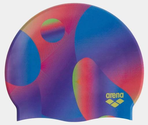 Шапка для плавання Arena силікон OSFM бордовий синій зелений (720285) (2145576)