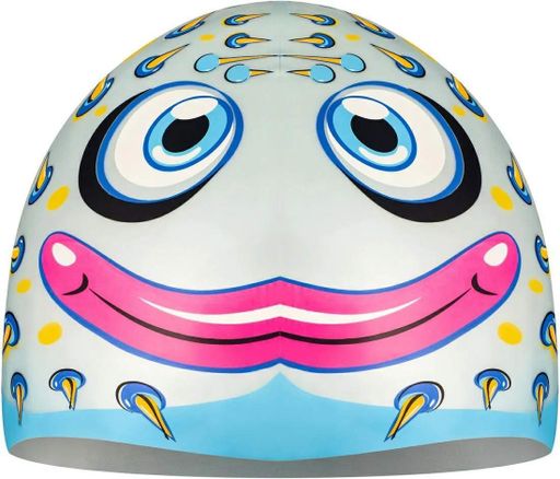 Шапка для плавания Aqua Speed силиконовая OSFM серая (720385) (2145667)