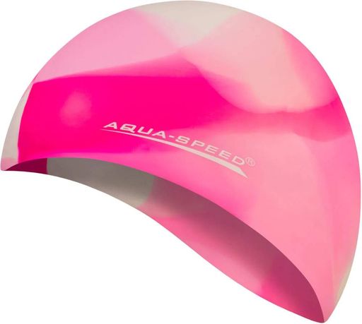 Шапка для плавання AQUA SPEED силікон OSFM мультиколор (720515) (2145693)