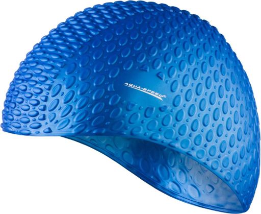 Шапка для плавання AQUA SPEED силіконова OSFM блакитна (720492) (2145780)