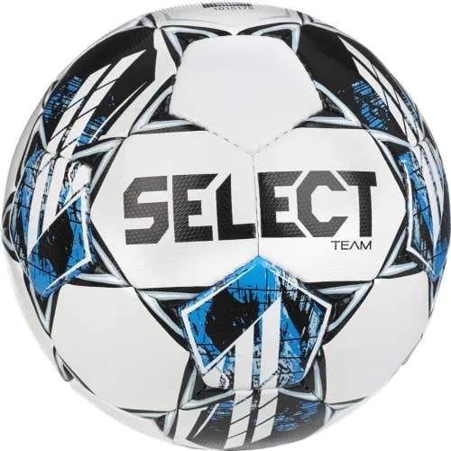 Футбольный мяч Select кожа размер 5 бело-синий (721497) (2145953)