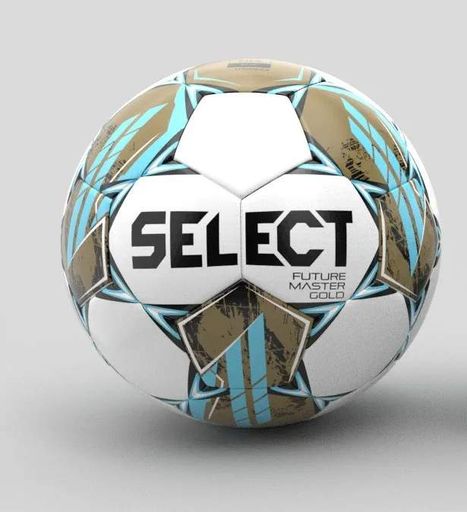 Мяч футзальный SELECT полиуретан 4 белый синий золотой (721434) (2145962)