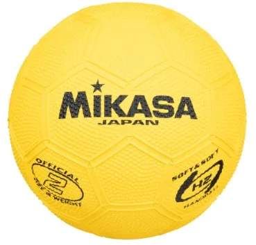 Мяч для гандбола Mikasa резина 2 желтый (722497) (2146271)