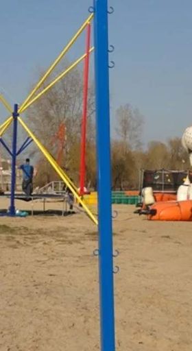 Универсальные стойки X2 сталь 2850 мм для волейбола бадминтона (722647) (2146282)