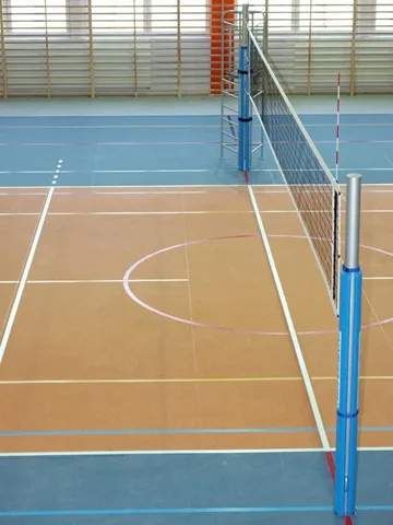 Сітка волейбольна Romi Sport 3 мм 9,5 м чорна жовта (722848) (2146462)