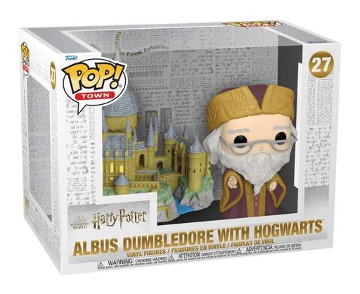 Фігурка Funko POP Town: Harry Potter - Dumbledore w/Hogwarts (645347) (2146544)