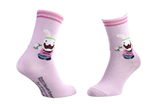 Шкарпетки LAPINS CRETINS 62% хлопок 35-41 розовые (714992) (2146676)