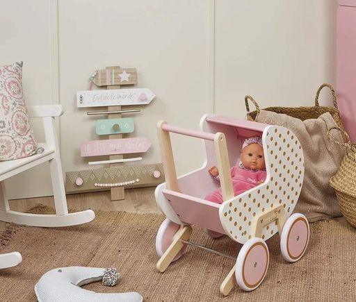Візок Janod Candy Chic для ляльок (639783) (2147025)