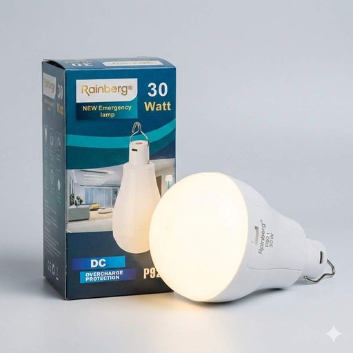 Аккумуляторная LED лампа для кемпинга Rainberg P921 30W (1500 Lm, 2x18650) — Подвесной аварийный светильник с USB зарядкой (2148817)