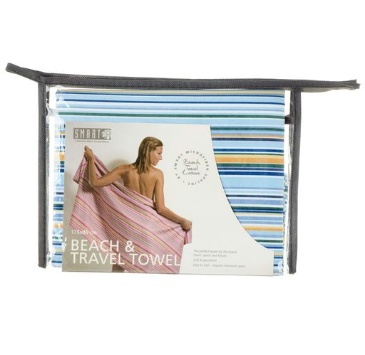 Рушник пляжний Smart «BEACH TRAVEL TOWEL» 175х85 см Леопардовий Smart,Швеція (2149447)