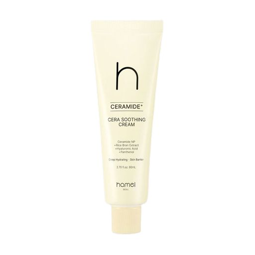 Заспокійливий крем Hamel Cera Soothing Cream Ceramide+ для чутливої шкіри обличчя, 80 мл
