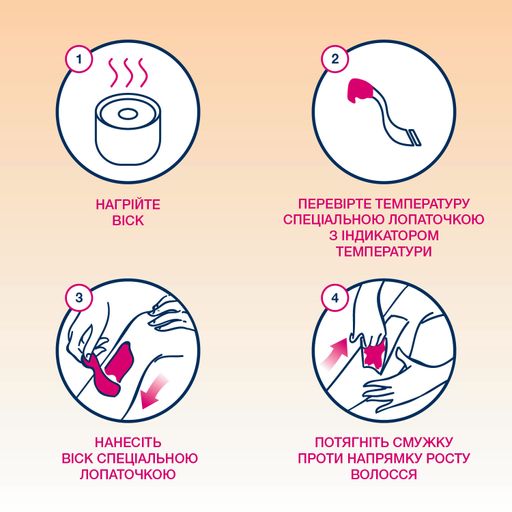 Теплий віск для депіляції Veet з ефірними оліями, з багаторазовими смужками, 250 г