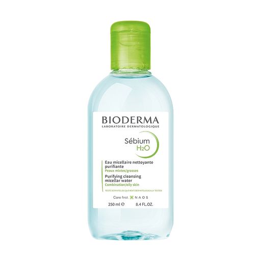 Мицеллярная вода для лица Bioderma Sebium Н2О Purifying Cleansing Micellar Water для жирной, комбинированной кожи, 250 мл