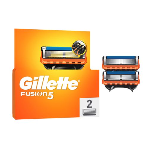 Уцінка! Змінні картриджі для гоління чоловічі (леза) Gillette Fusion5, 2 шт