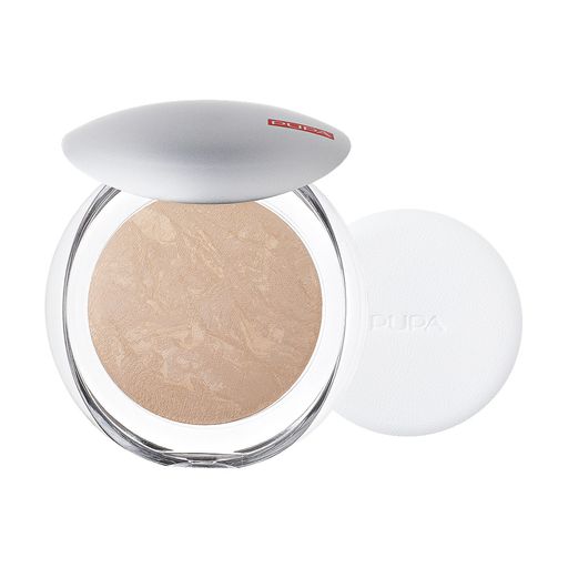 Уценка! Компактная запеченная пудра для лица Pupa Luminys Silky Baked Face Powder 05 Amberlight, 9 г