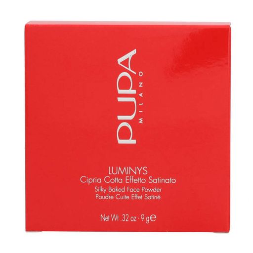 Уценка! Компактная запеченная пудра для лица Pupa Luminys Silky Baked Face Powder 05 Amberlight, 9 г