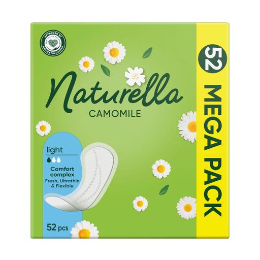 Уцінка! Щоденні прокладки Naturella Camomile Light, 52 шт