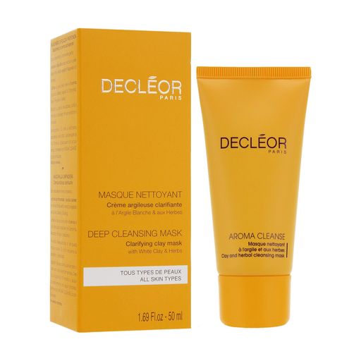 Очищающая маска для лица Decleor Masque A L'Argile Et Aux Herbes на основе растительных экстрактов и зеленой глины, 50 мл