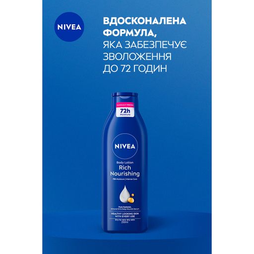 Молочко для тіла NIVEA Глибоке живлення, для сухої шкіри, 250 мл