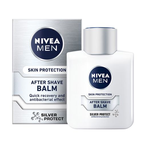 Уценка! Бальзам после бритья NIVEA MEN Серебряная защита, с антибактериальным эффектом, 100 мл