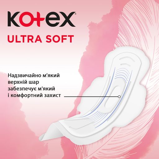 Гигиенические прокладки для критических дней Kotex Ultra Soft Normal, 10 шт