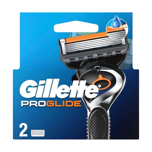Змінні картриджі для гоління чоловічі (леза) Gillette Fusion ProGlide, 2 шт