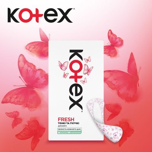 Ежедневные прокладки Kotex Fresh, 56 шт