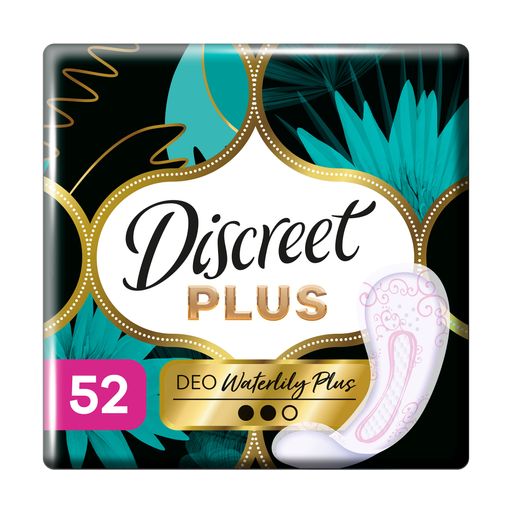 Ежедневные прокладки Discreet Water Lily DEO Plus, 52 шт