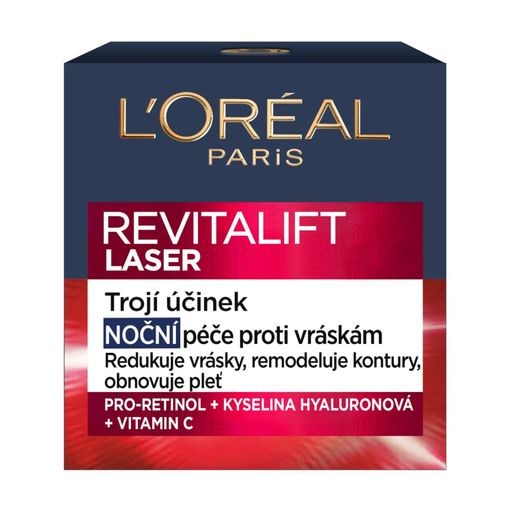 Нічний крем-маска для обличчя L'Oreal Paris Revitalift Laser, регенерувальний, 50 мл