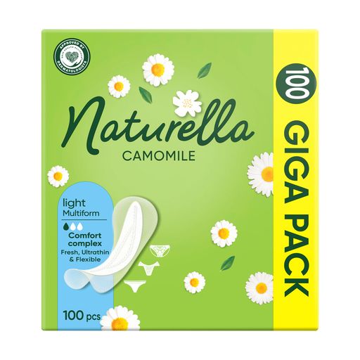 Ежедневные прокладки NATURELLA Сamomile Light, 100 шт