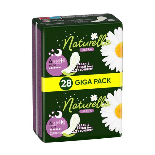 Гигиенические прокладки NATURELLA Ultra Night, 28 шт