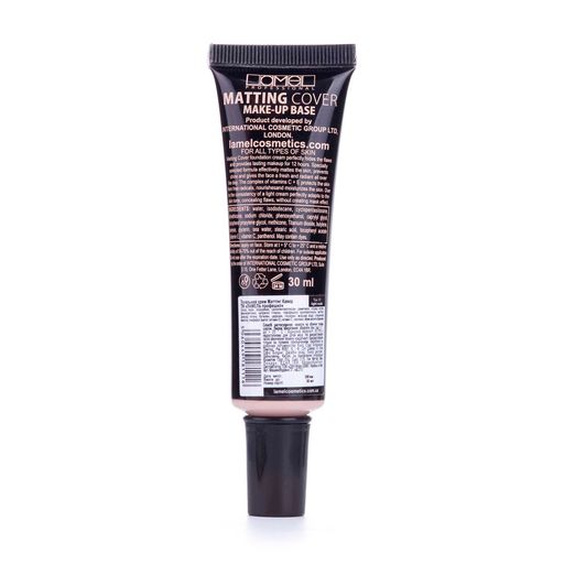Тональный крем для лица LAMEL Make Up Matting Cover Make-Up Base SPF 20 PA++, 30 мл