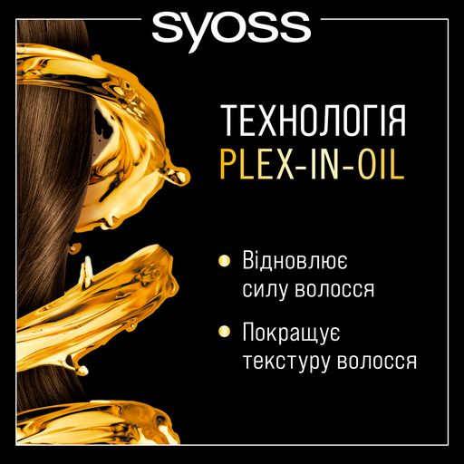 Безаммиачная стойкая краска для волос SYOSS Oleo Intense с маслом-активатором 7-58 Дымчатый блонд, 115 мл