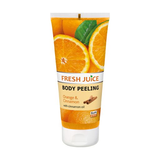 Пілінг для тіла Fresh Juice Orange & Cinnamon з олією кориці, 200 мл