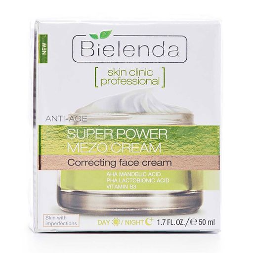 Уценка! Активный корректирующий крем для лица Bielenda Skin Clinic Professional с миндальной и лактобионовой кислотой, 50 мл