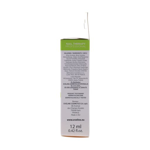 Концентрований засіб для зміцнення нігтів 8в1 Eveline Cosmetics Nail Therapy Total Action, 12 мл