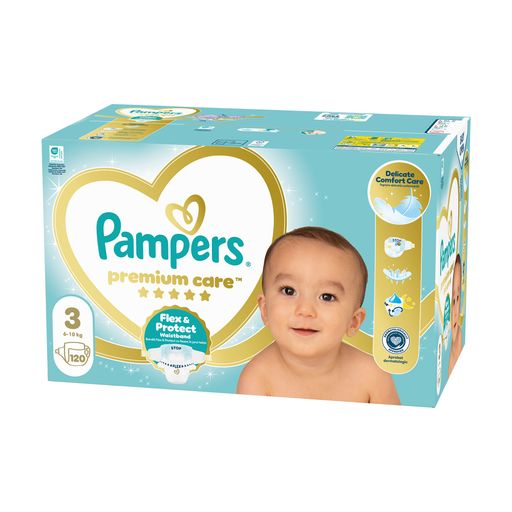 Подгузники Pampers Premium Care размер 3 (6-10 кг), 120 шт
