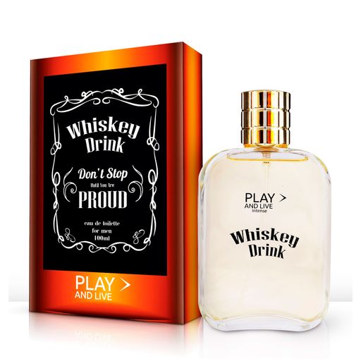 Туалетна вода Play and Live Intense Whiskey Drink чоловіча 100мл
