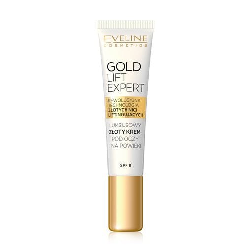 Крем для шкіри навколо очей Eveline Cosmetics Gold Lift Expert SPF 8, 15 мл