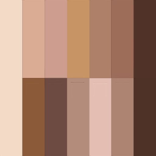 Палітра тіней для повік TF Nude Palette 12 відтінків