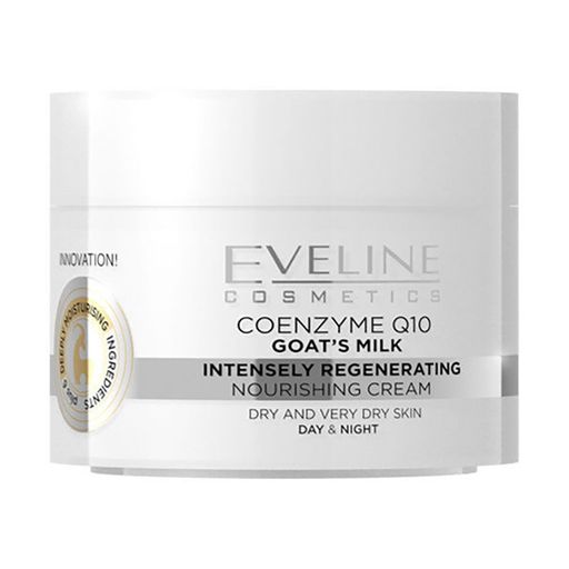 Крем для обличчя Eveline Cosmetics Goat's Milk Intensely Regenerating Cream Глибока регенерація для сухої та дуже сухої шкіри, 50 мл