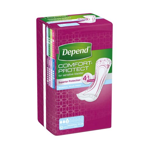Урологические прокладки Depend Normal Plus Pad, 12 шт