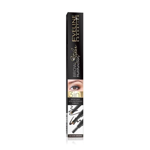 Карандаш для бровей Eveline Cosmetics Brow Styler 3 в 1 многофункциональный, 1.2 г