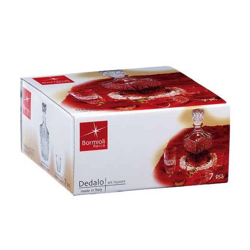 Уценка! Набор для ликера Bormioli Rocco Dedalo, 7 предметов (226060S1A021990)