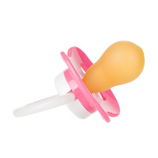 Пустышка Canpol Babies Bunny & Company латексная, круглая, 6-18 месяцев, розовая